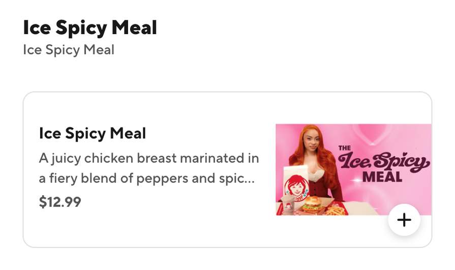 Wendy's: 50% Off Ice Spicy Meal via DoorDash (May 30-31) | Pepper