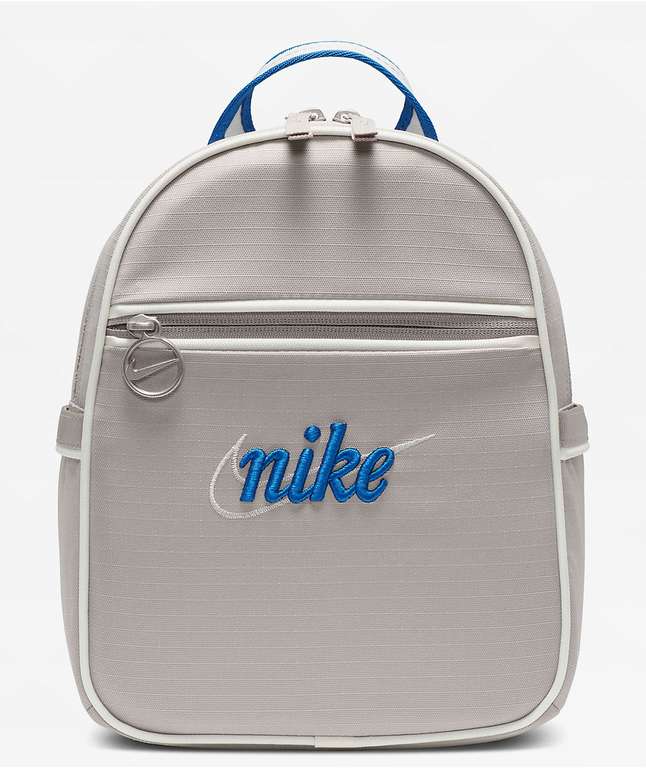 gray and blue nike backpack TG0243 Performance curved shoulder straps and integrated carrying handle Nike Varsity Elite Backpack (32L)