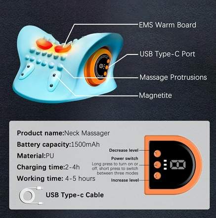 Woot - Neck Massager Pillow with Heat | Pepper