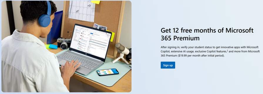 FREE 12-Months of Microsoft 365 Premium + Copilot for Students | Pepper