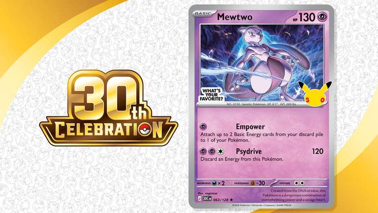 FREE Pokémon TCG Mewtwo Promo Card (Starts 10/02) | Pepper