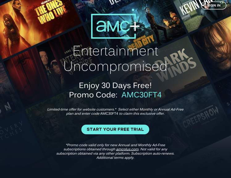 1-Month FREE AMC+ Plus - Access of Movies, Shows & Live TV Channels for ...
