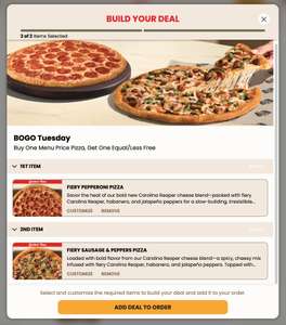 Marco's Pizza: BOGO FREE Pizza (Every Tuesday) | Pepper