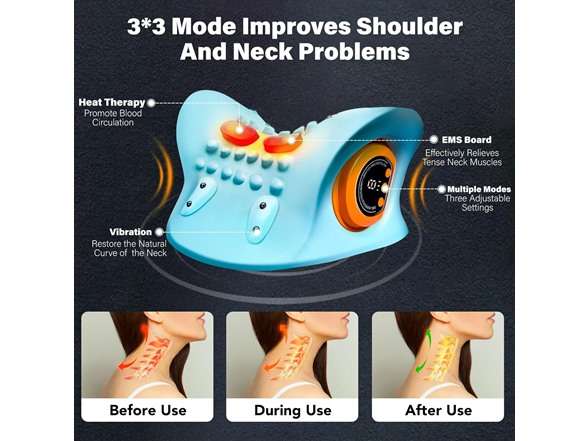 Woot - Neck Massager Pillow with Heat | Pepper