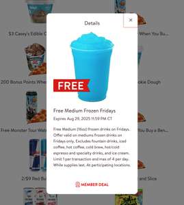 FREE Medium Frozen Drink at Casey's (Every Friday) | Pepper