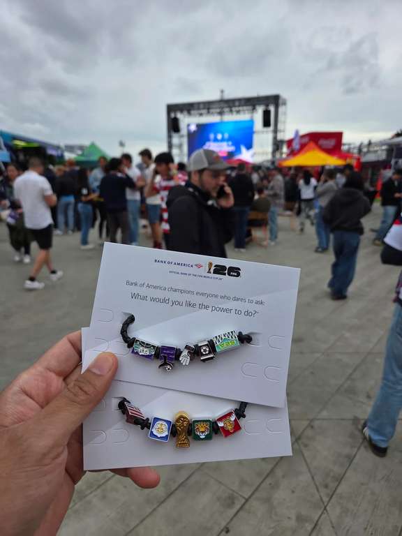 Bank of America: 2 Million FREE FIFA World Cup Fan Bands & Charm
