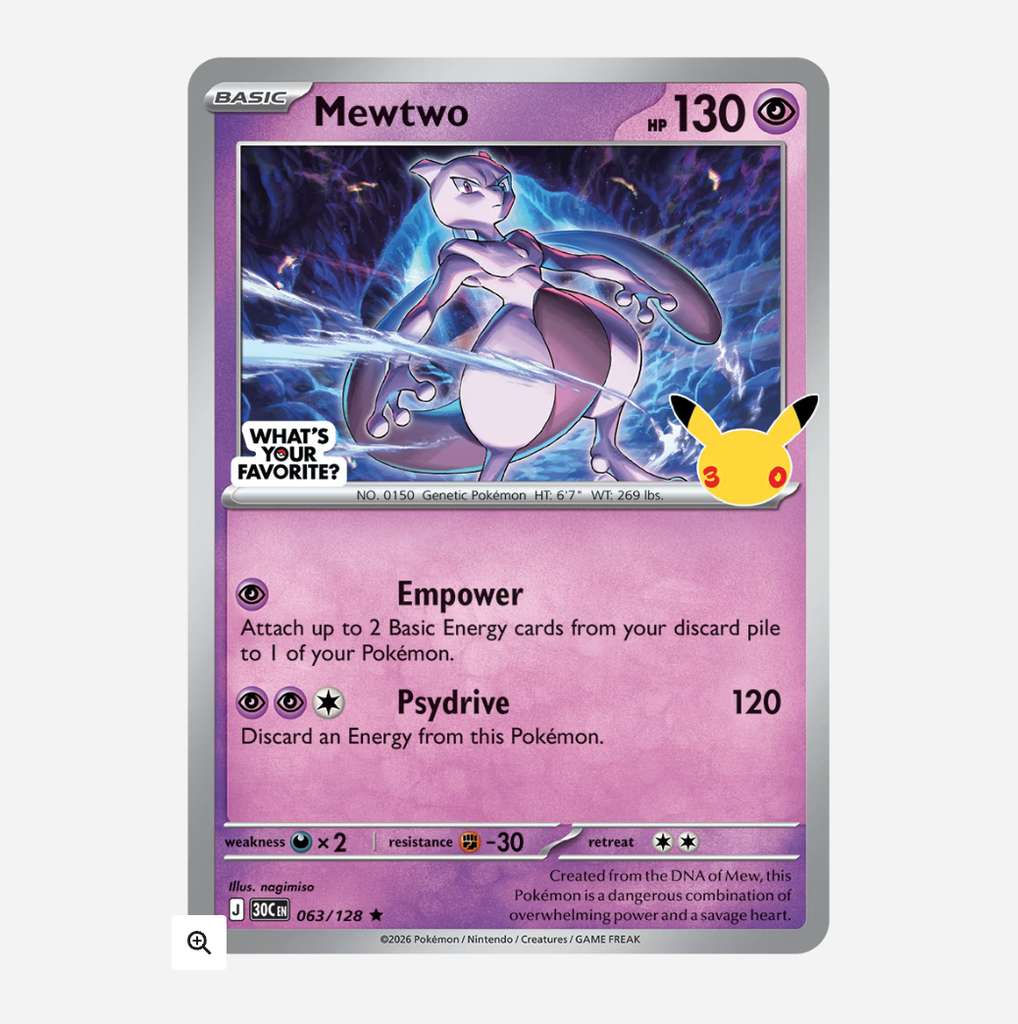FREE Pokémon TCG Mewtwo Promo Card (Starts 10/02) | Pepper
